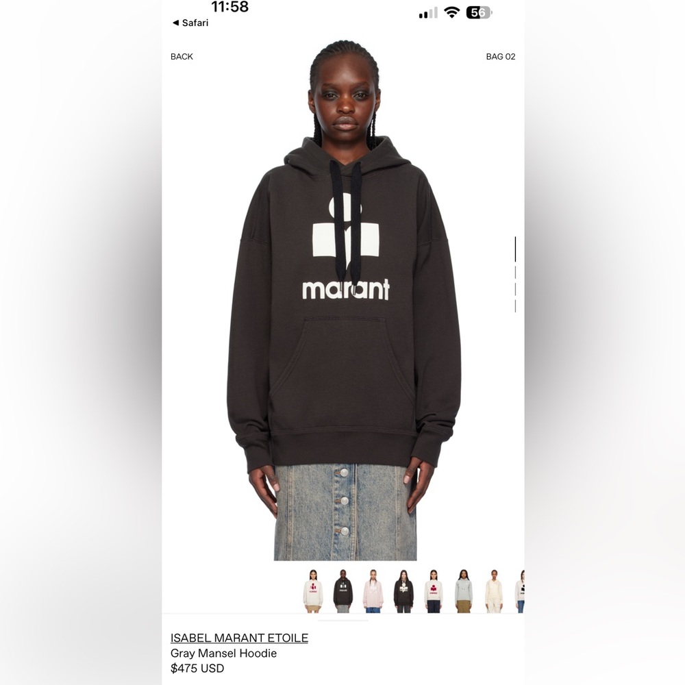 Isabel marant hoodie size small